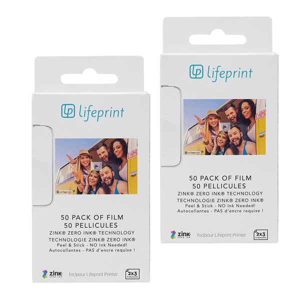 Paper Bundle Lifeprint Photo Paper 2x3 100 Pack - Lifeprint Photos