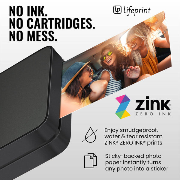 Lifeprint 2x3 Hyperphoto Printer for iPhone & Android - White - Lifeprint Photos