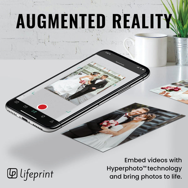 Lifeprint 3x4.5 Hyperphoto Printer for iPhone & Android - WHITE - Lifeprint Photos