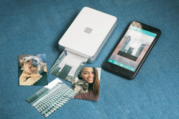 Smartphone, Lifeprint printer, and images - Lifeprint photo printer for iPhone and Android