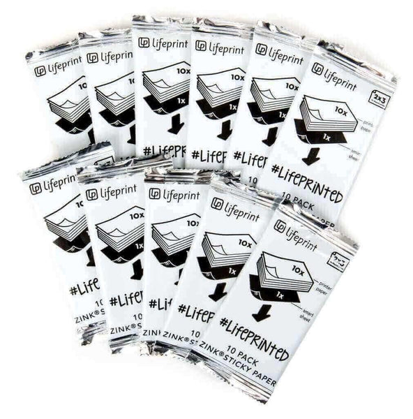 10 packs of Lifeprint printer paper