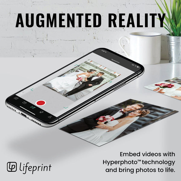 Lifeprint 3x4.5 Hyperphoto Printer for iPhone & Android - BLACK - Lifeprint Photos